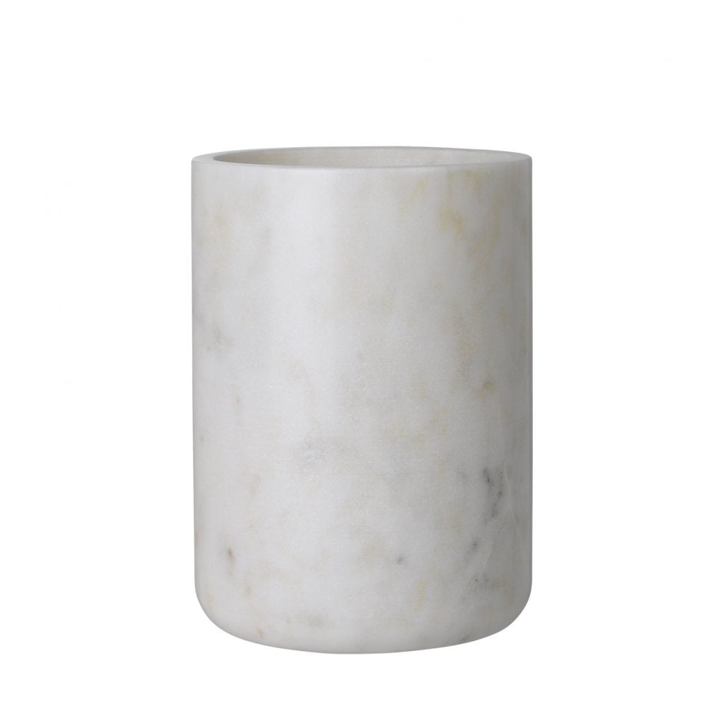 Louise Roe Maya Vase White Marble