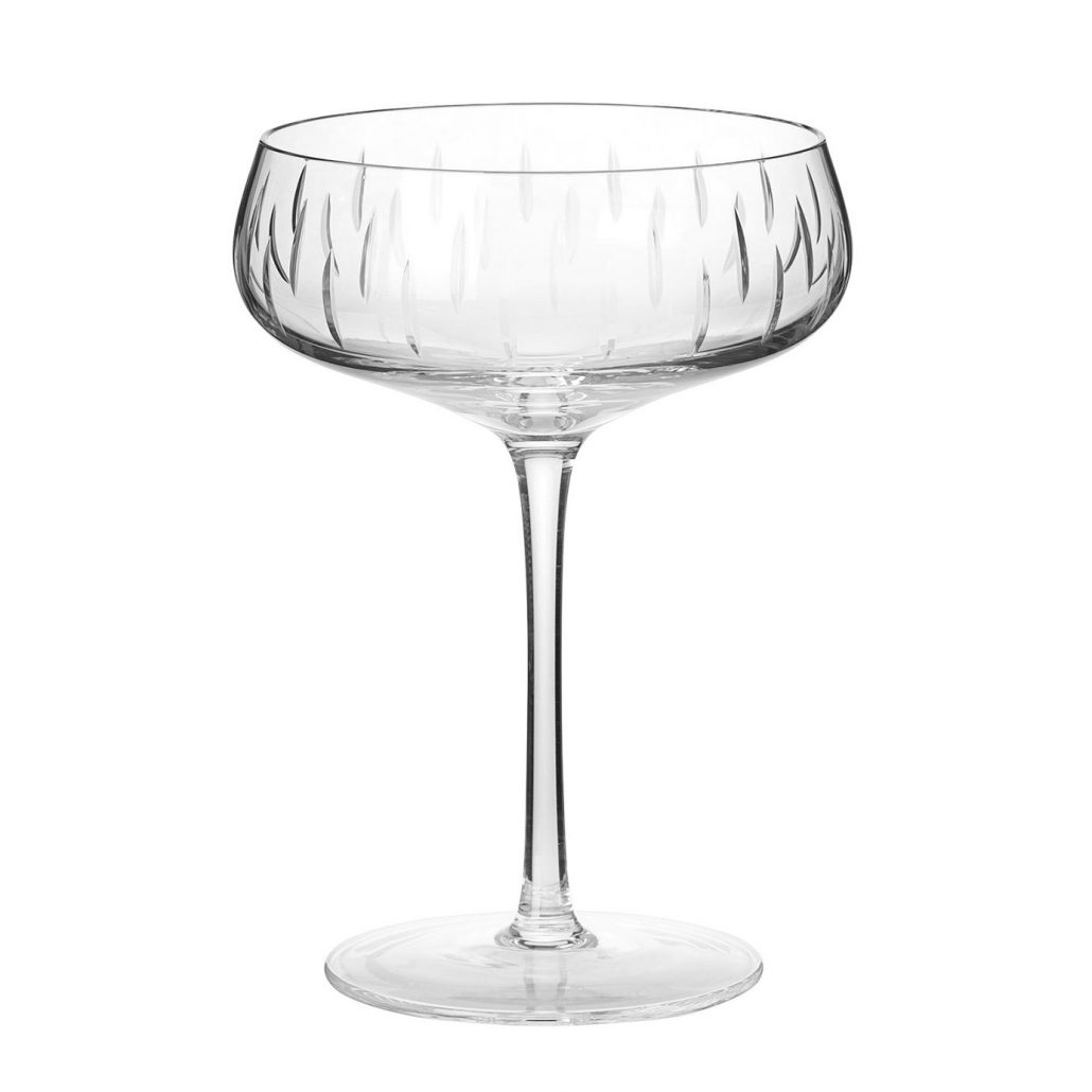 Louise Roe Crystal Champagneglass, Klar