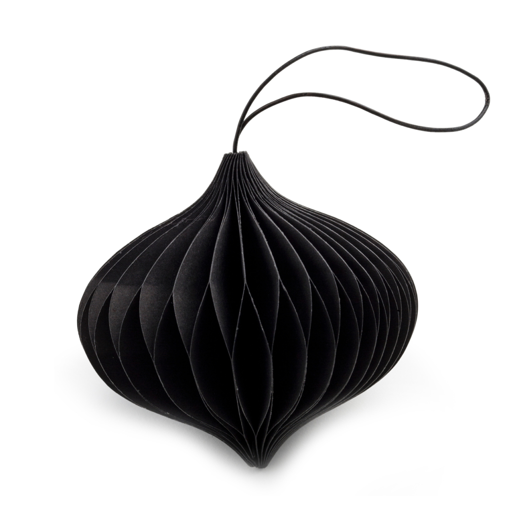 Nordstjerne Julepynt Paper Black Onion
