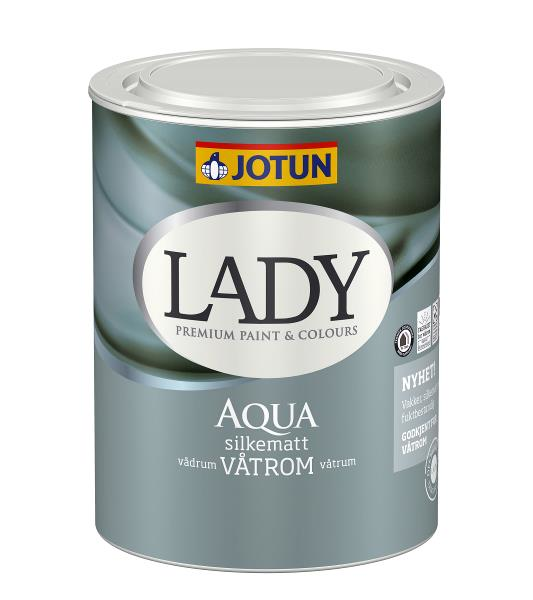 Lady Aqua – Våtromsmaling