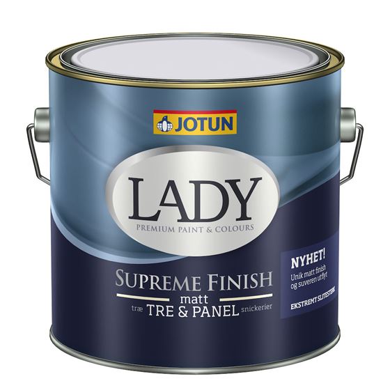 Jotun Lady Supreme Finish – Tre og Panel