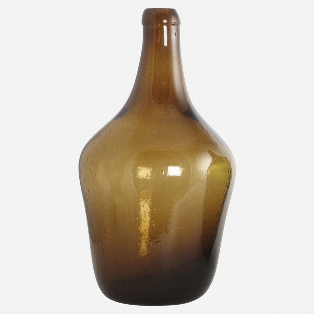 House Doctor Rec Glassflaske, Vase Brun