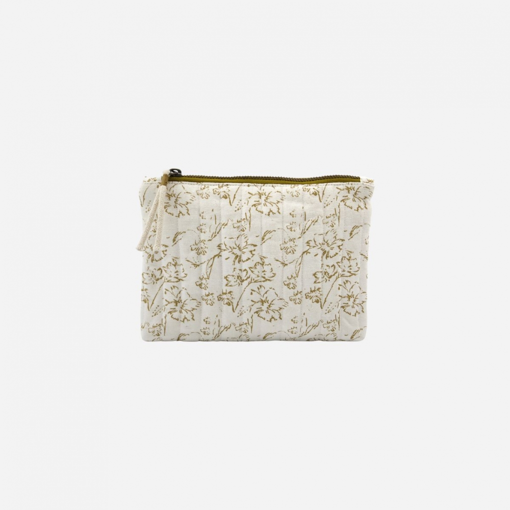 Meraki Toalettmappe Lutea Offwhite/Mustard, Small