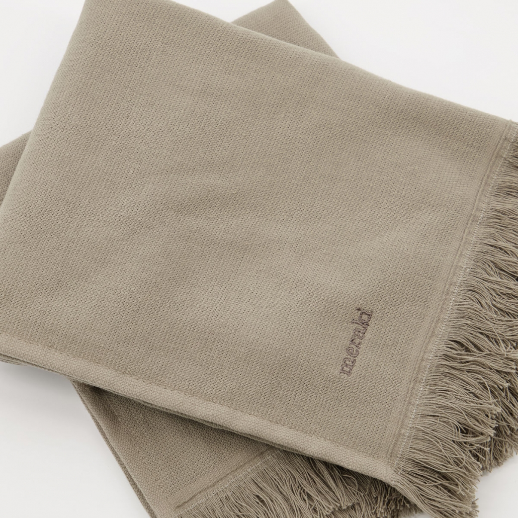 Meraki Håndkle, Lunaria Warm Grey S/2