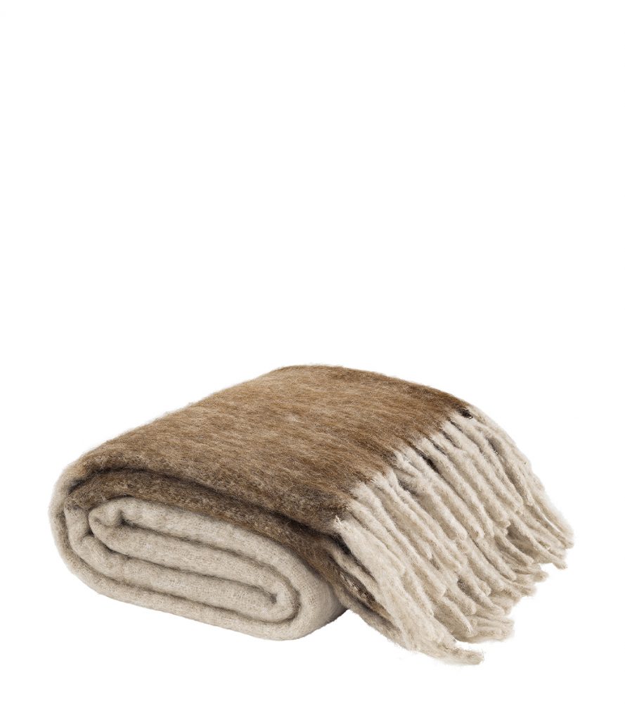 Artwood Splendid Pledd, Offwhite/Brown