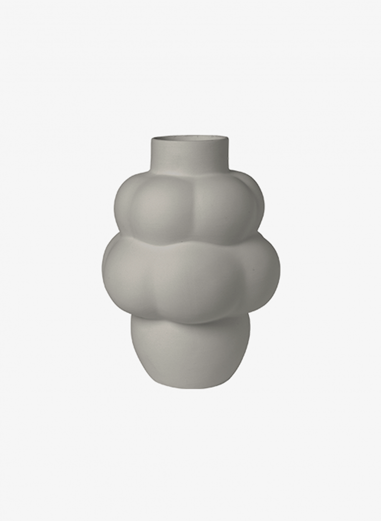 Louise Roe Balloon Vase 04 Sanded Grey