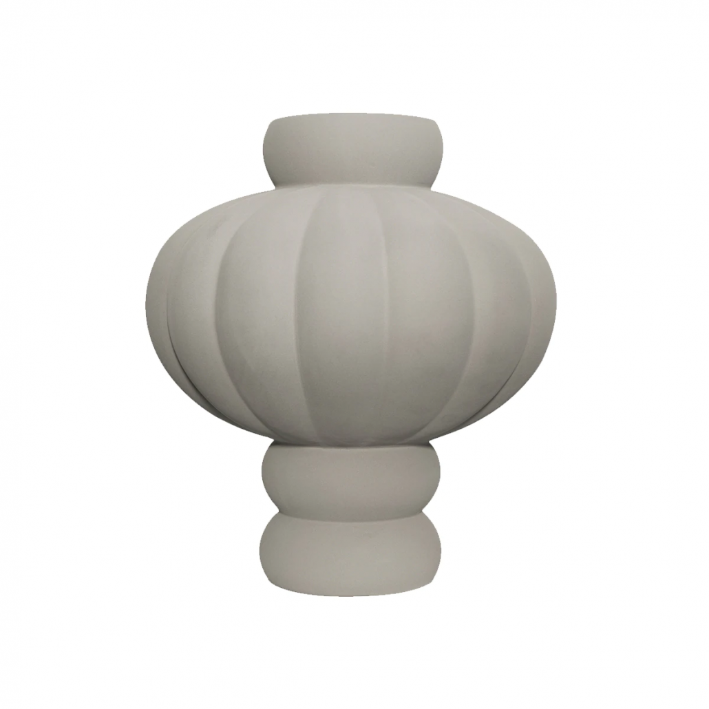 Louise Roe Balloon Vase 03 Sanded Grey 40cm