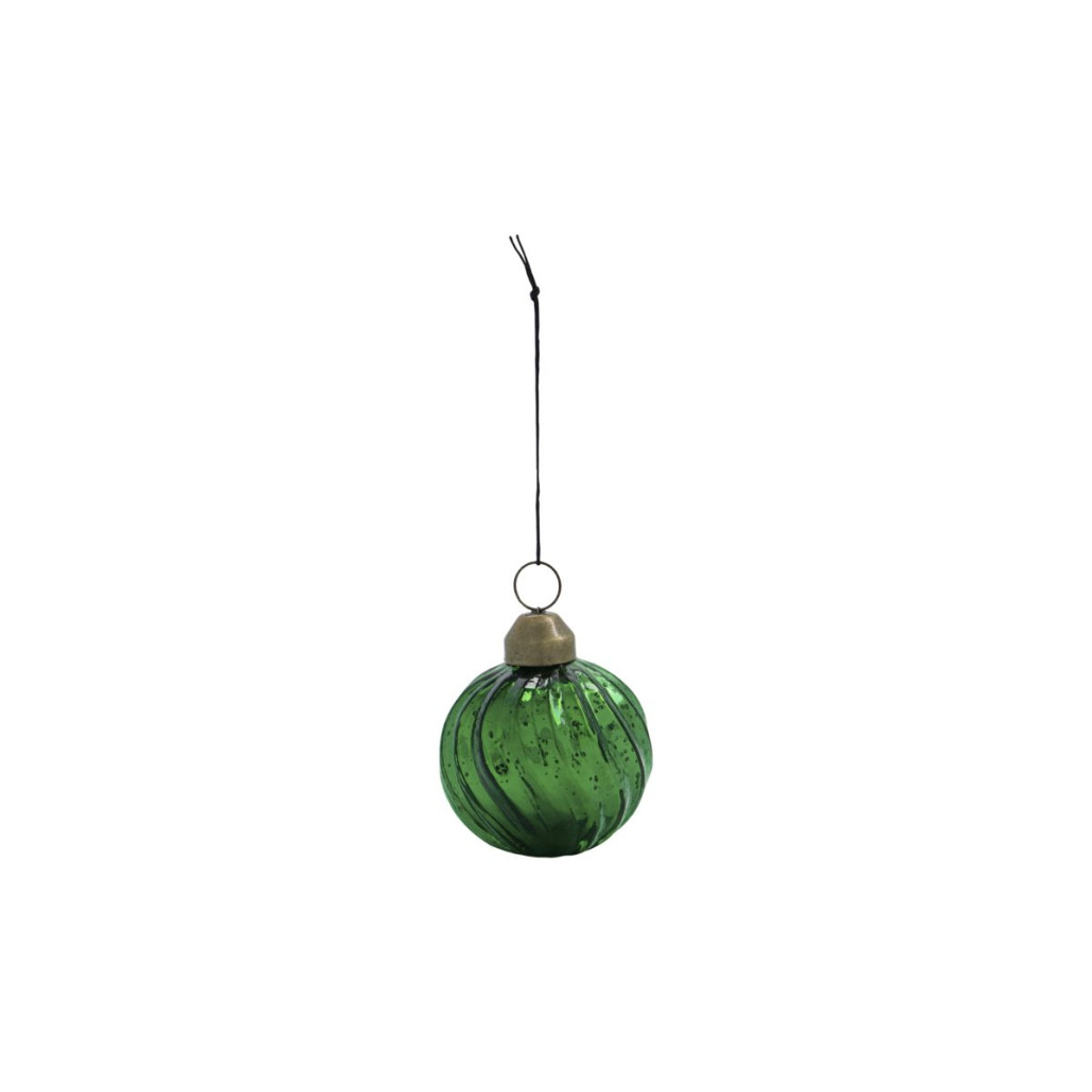 House Doctor Julekule Twist Grønn Ø8cm