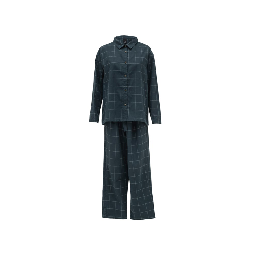 Høie Føniks Pyjamas Flanell, Mørk Blå