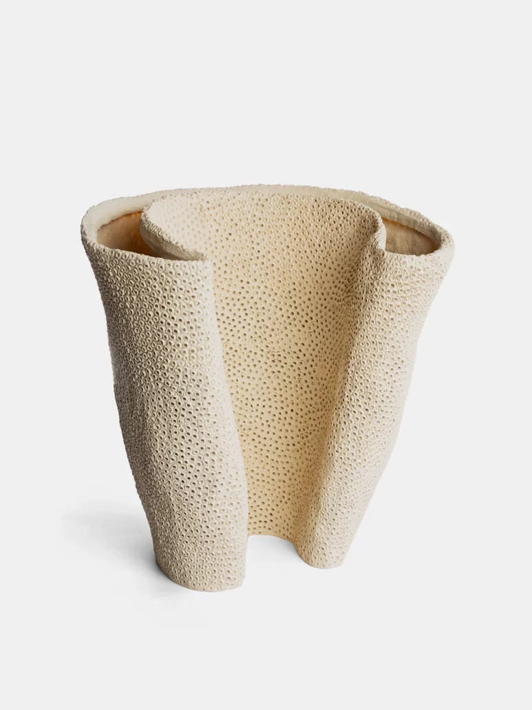 Coral Vase White