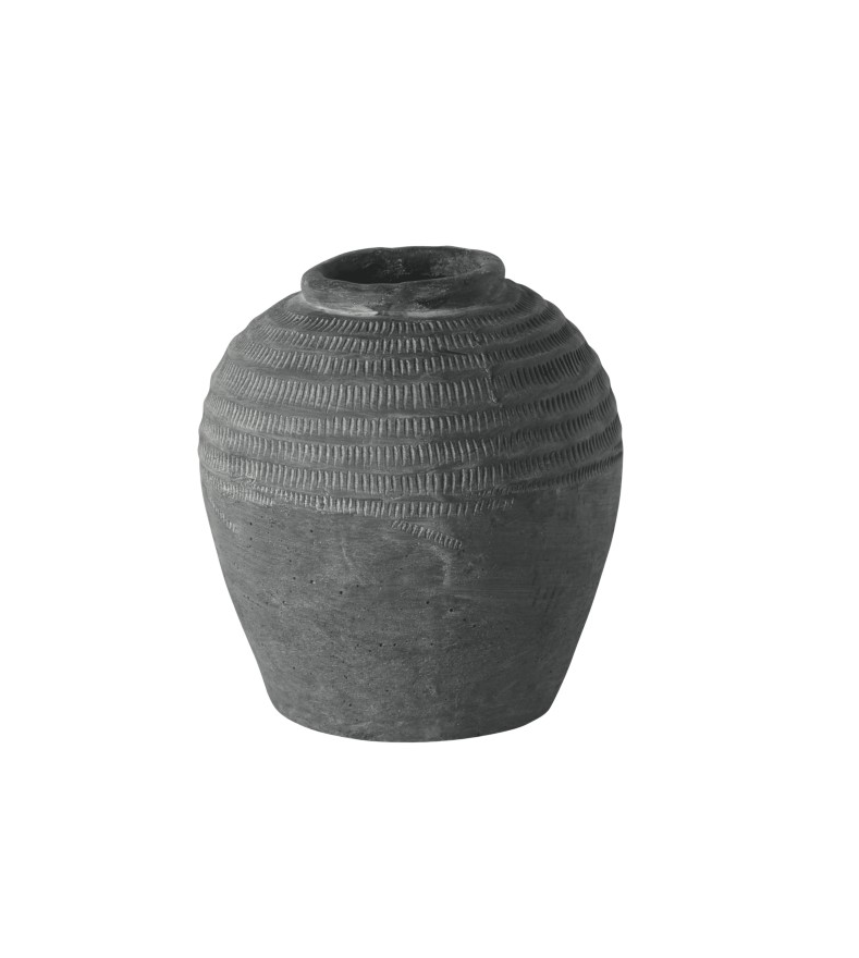 C’est Bon Keramik Vase m/Riller 31xØ27 cm