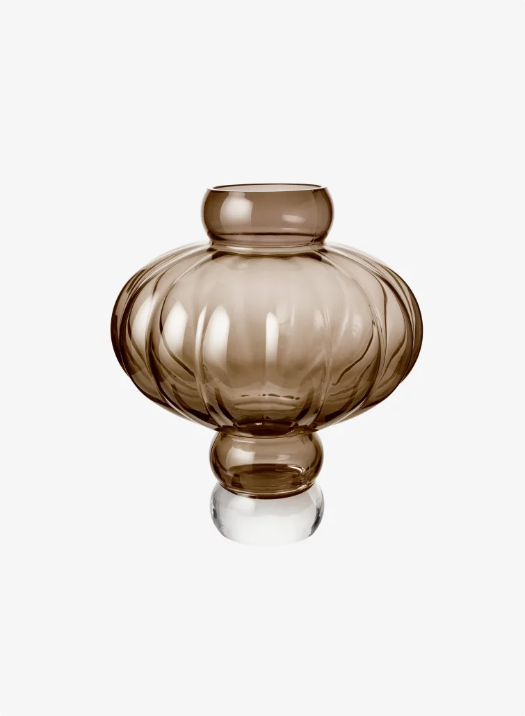 Louise Roe Balloon Vase Smoke H30cm
