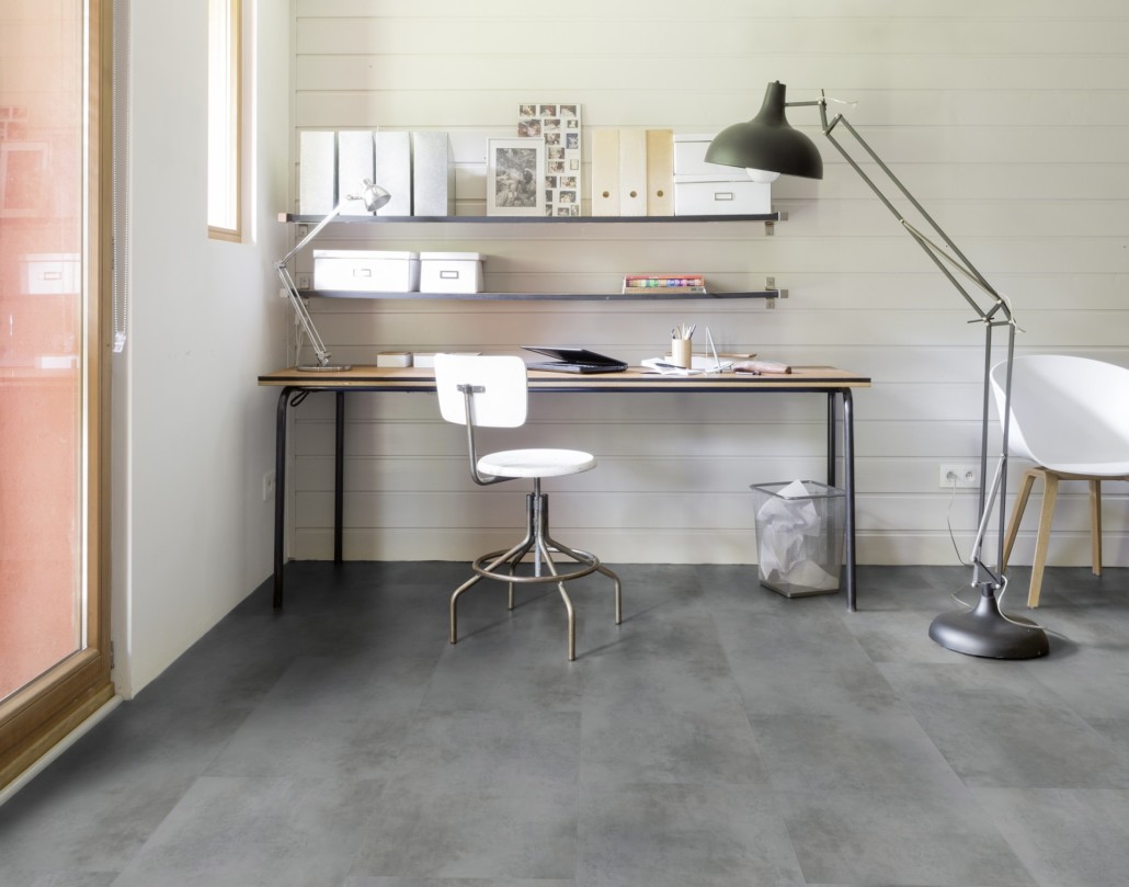 Vinylklikk m/Kork Topsilence Design 1044 Crepuscule Grey