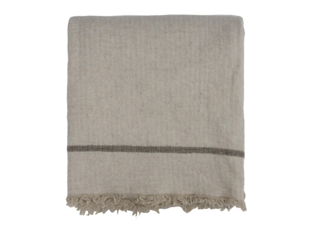 Halvor Bakke Chamonix Pledd 130×200 Beige/Pure Cashmere