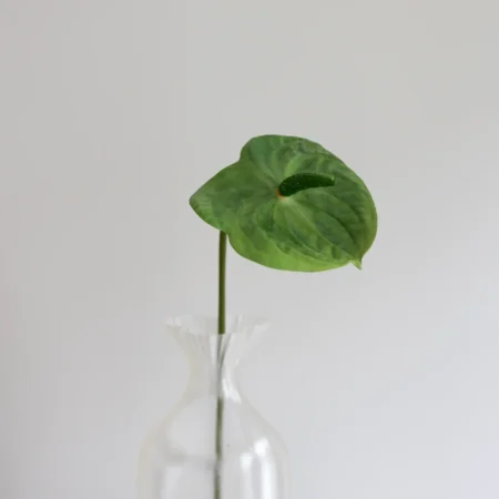 Oppdag Objects Bloom sine kunstige blomster. 3D printet med fokus på bærekraftige materialer. Nydelig og naturtro grønn Anthurium 57cm