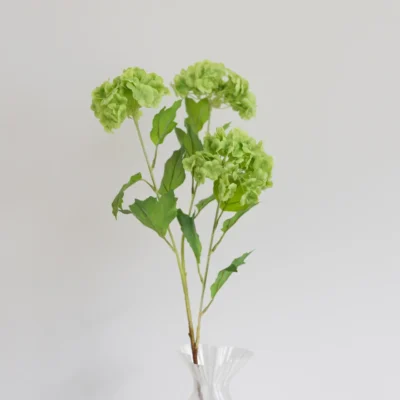 Naturtro Grønn Hortensia - Kunstig blomst
