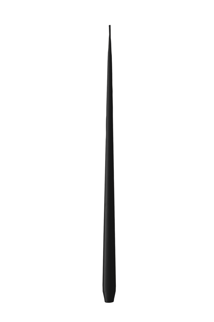 Ester & Erik slanke stakelys 32cm - 95 Velvet Matt Black