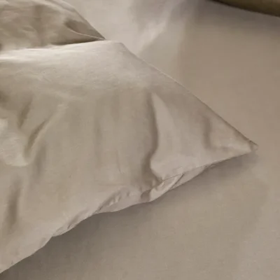Høie Harmoni Beige Sateng Hotell Putetrekk